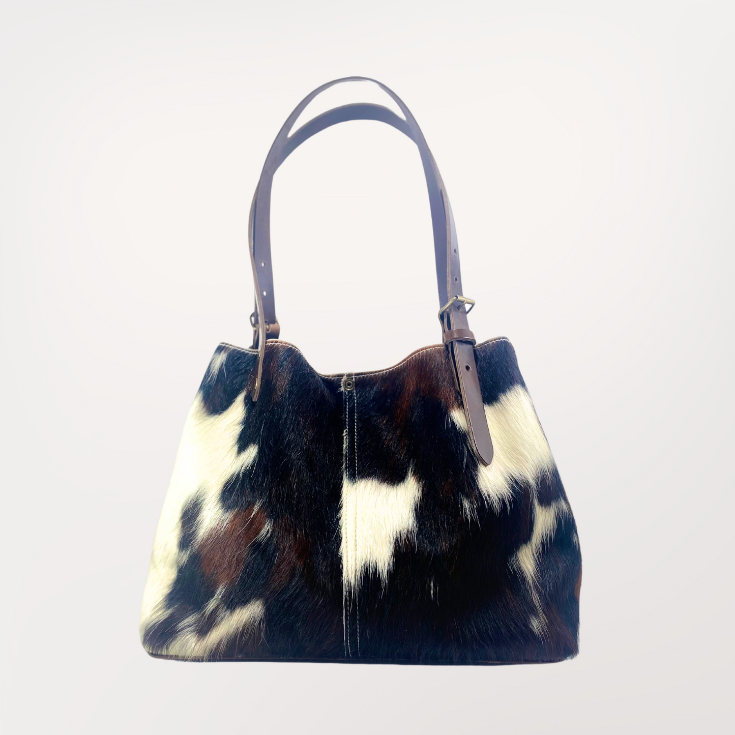 SAC CABAS PEAU DE VACHE NATURELLE NORMANDE 8
