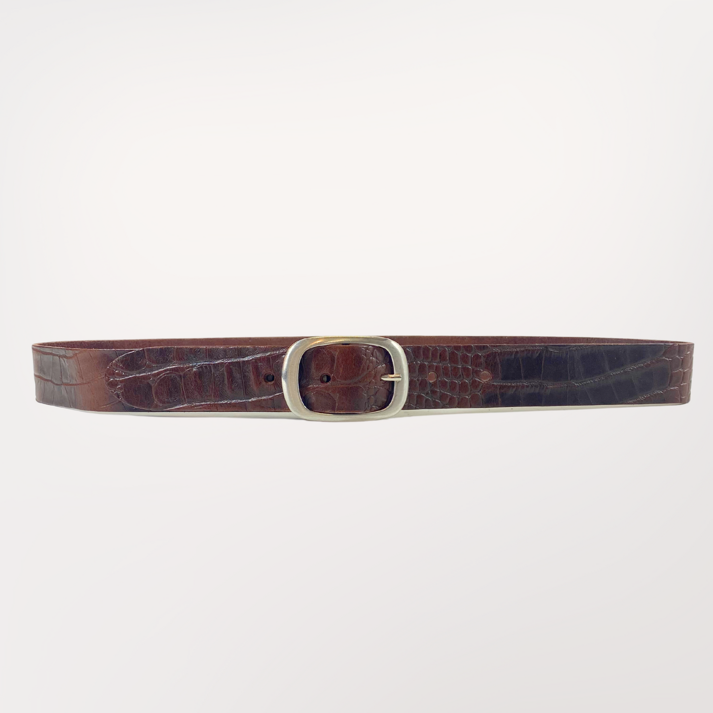 EMBOSSÉE CAIMAN MARRON