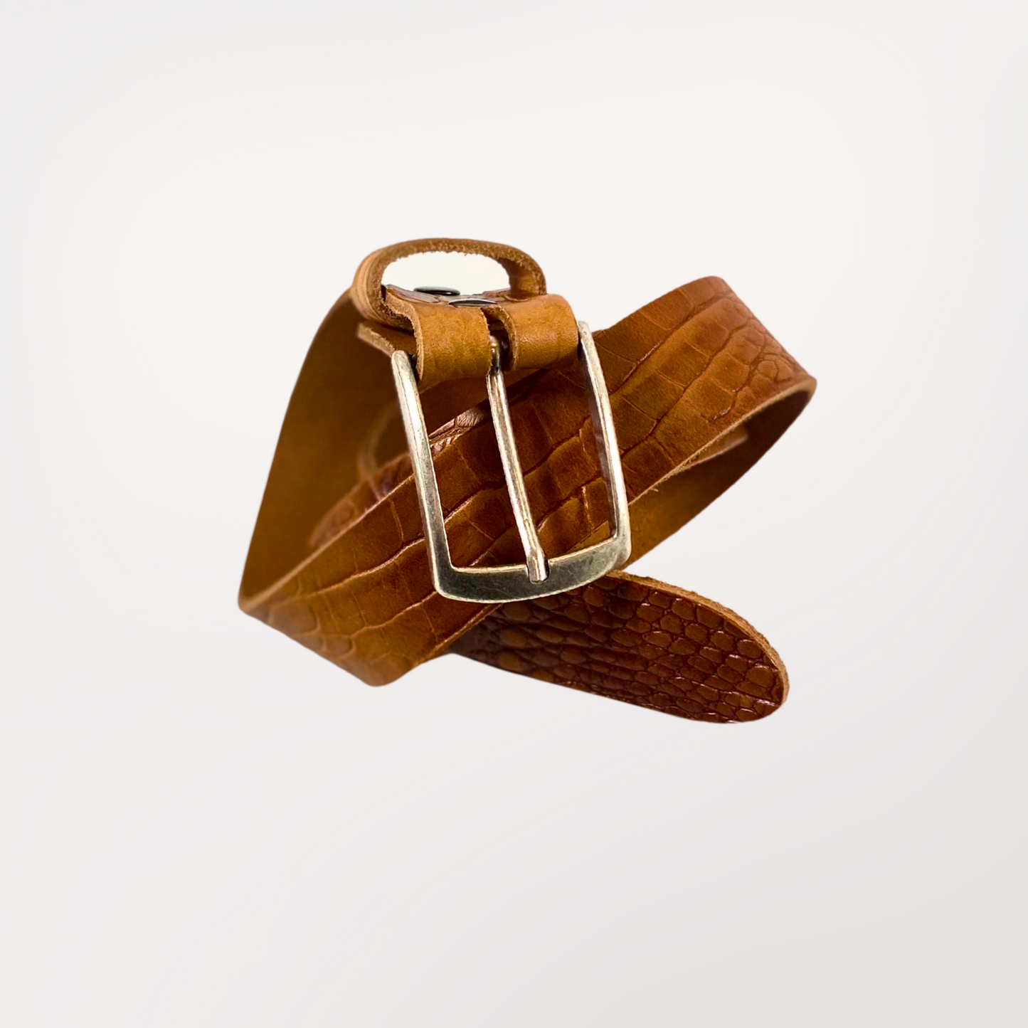 EMBOSSÉE CAIMAN COGNAC
