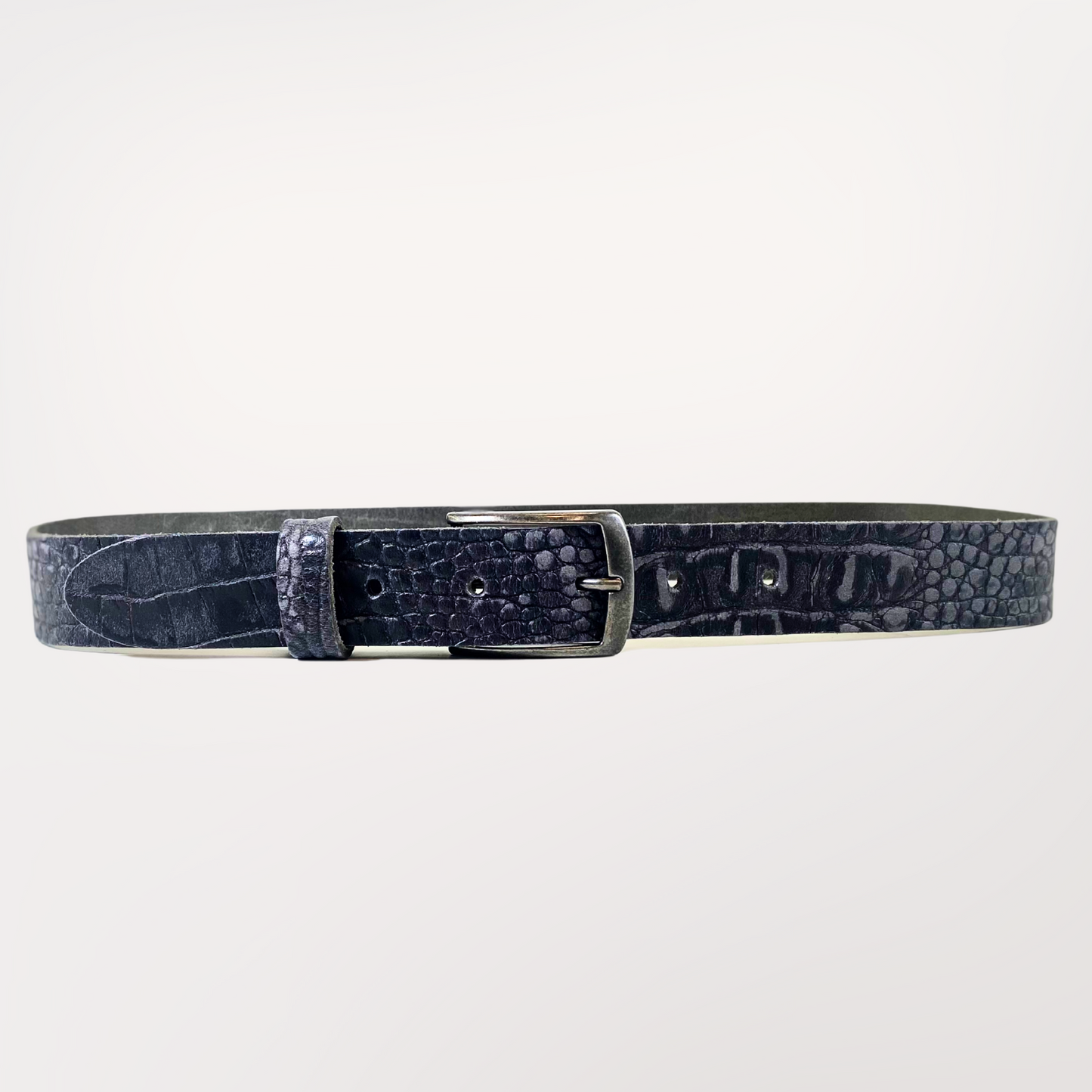 EMBOSSÉE CAIMAN GRIS