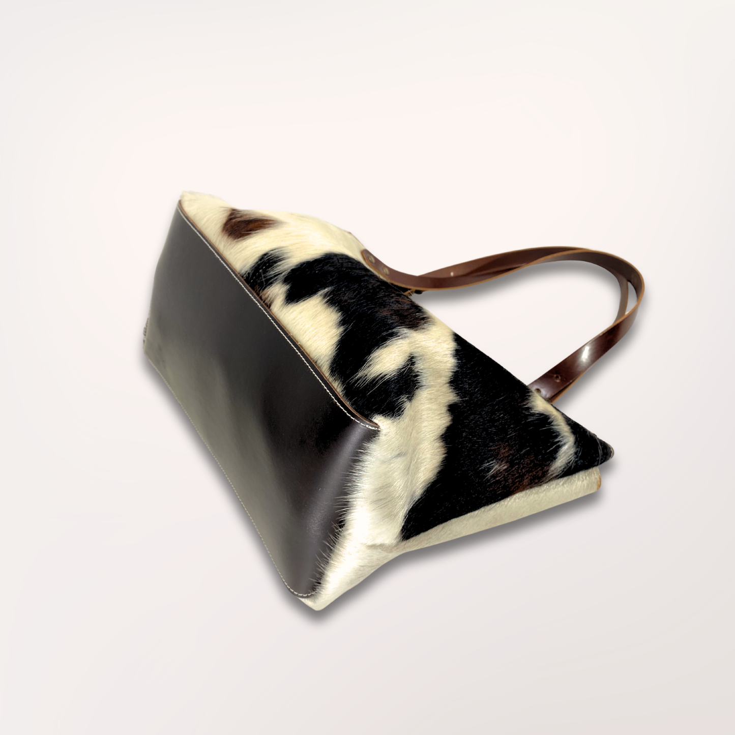 NORMANDY NATURAL COWHIDE TOTE BAG #27/057