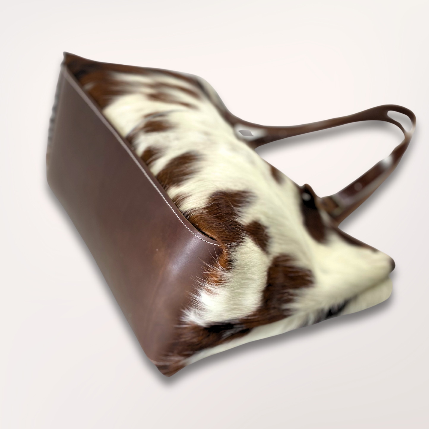 NORMANDY NATURAL COWHIDE TOTE BAG #27/057