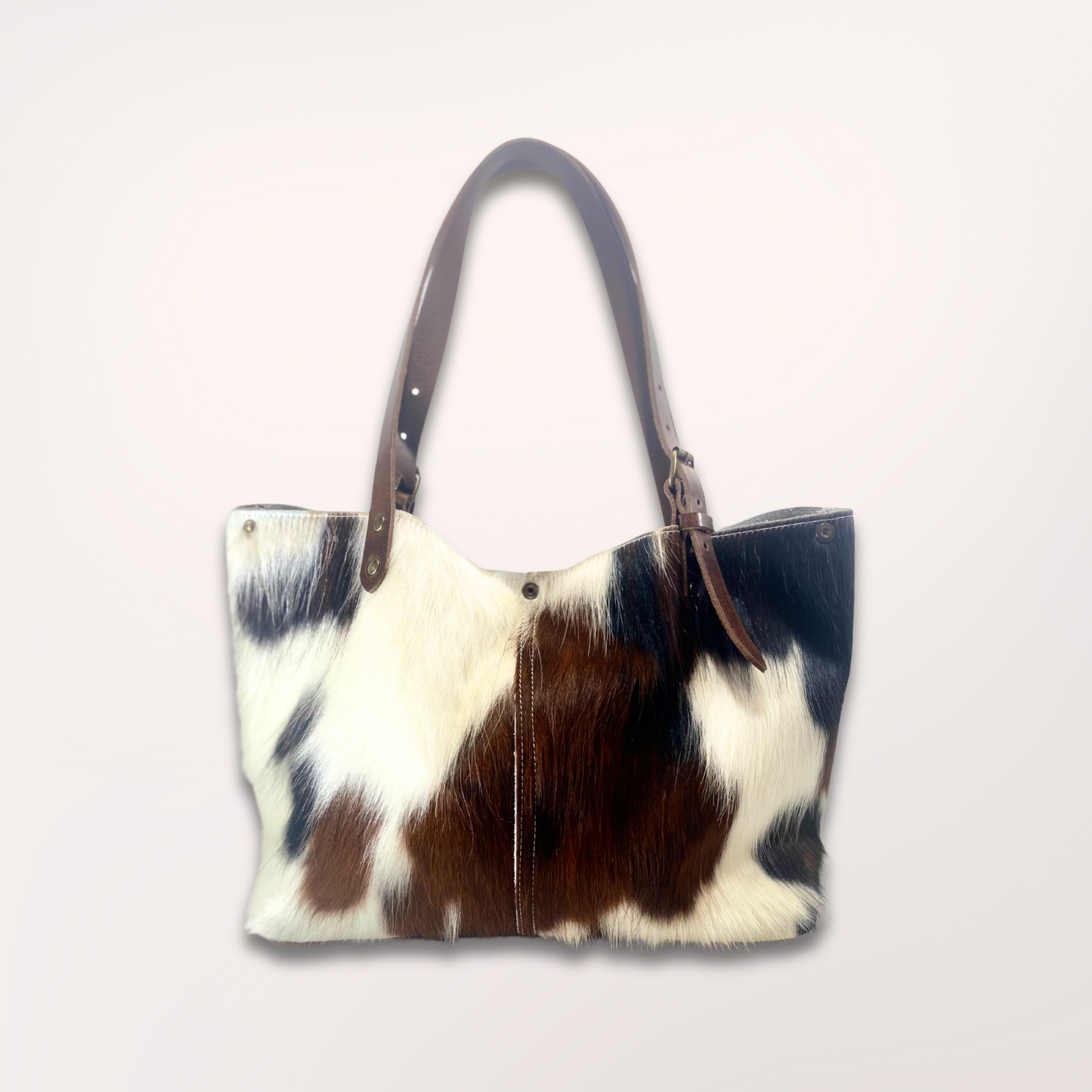 SAC CABAS PEAU DE VACHE NATURELLE NORMANDE 20