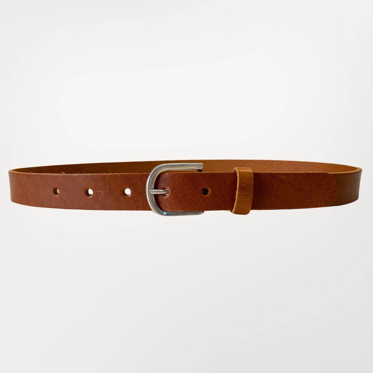 CEINTURE CUIR MARRON COGNAC 3 cm - Labossa Atelier