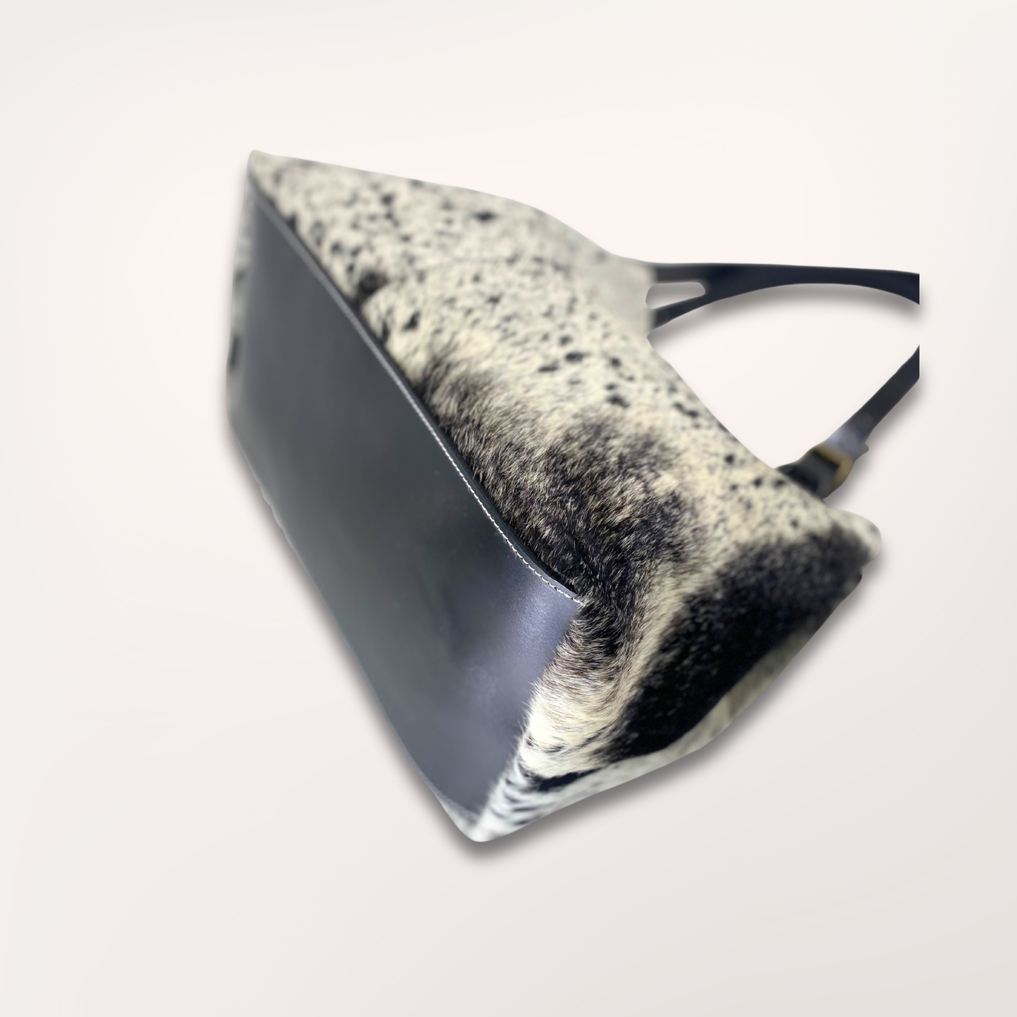 SAC CABAS PEAU DE VACHE NATURELLE VOSGIENNE #27/110