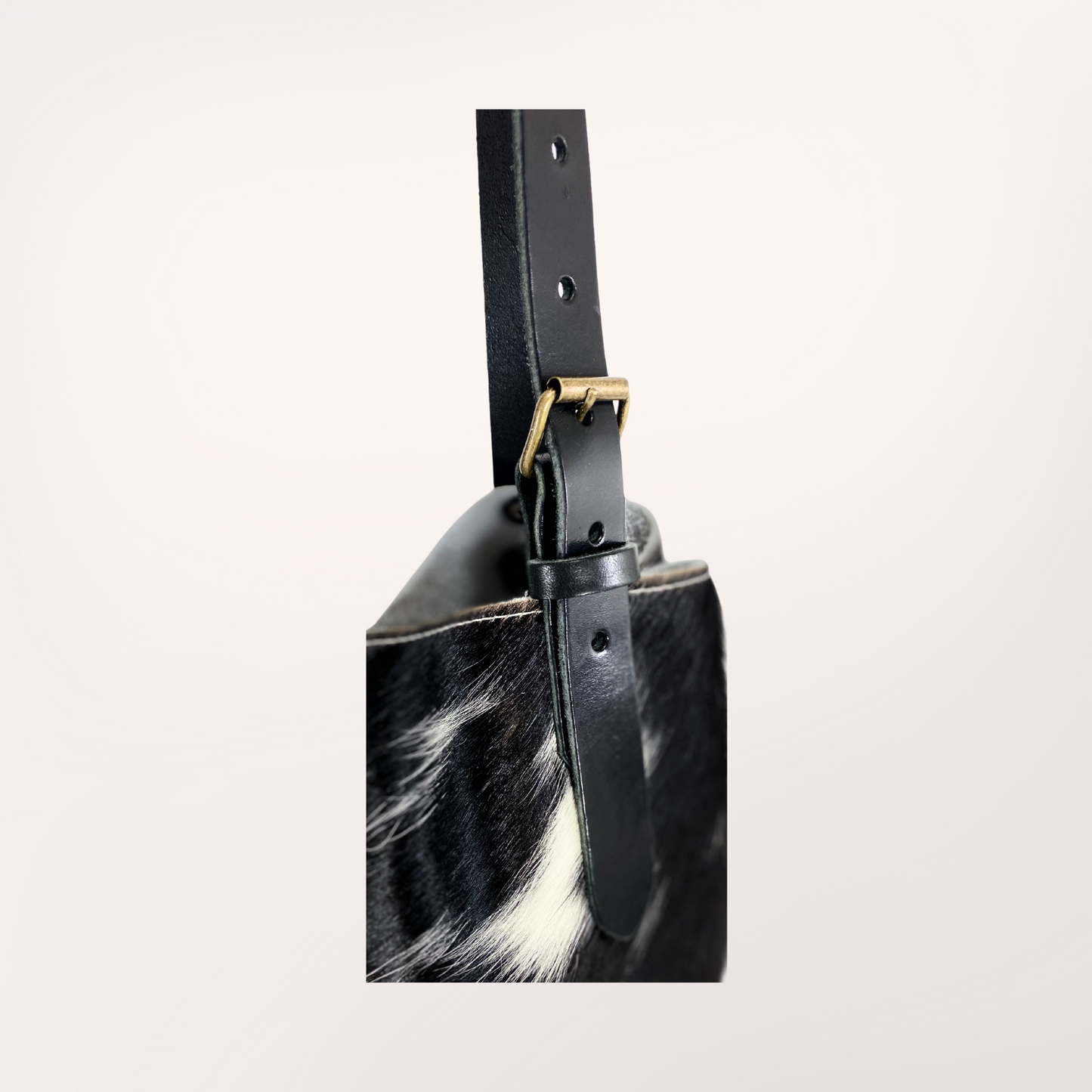 SAC CABAS PEAU DE VACHE HOLSTEIN 13/038