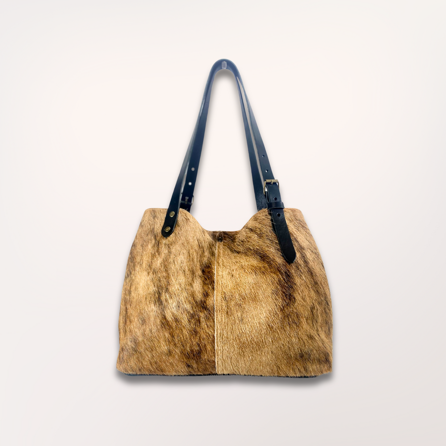 SAC CABAS PEAU DE VACHE NATURELLE SAÏNATA