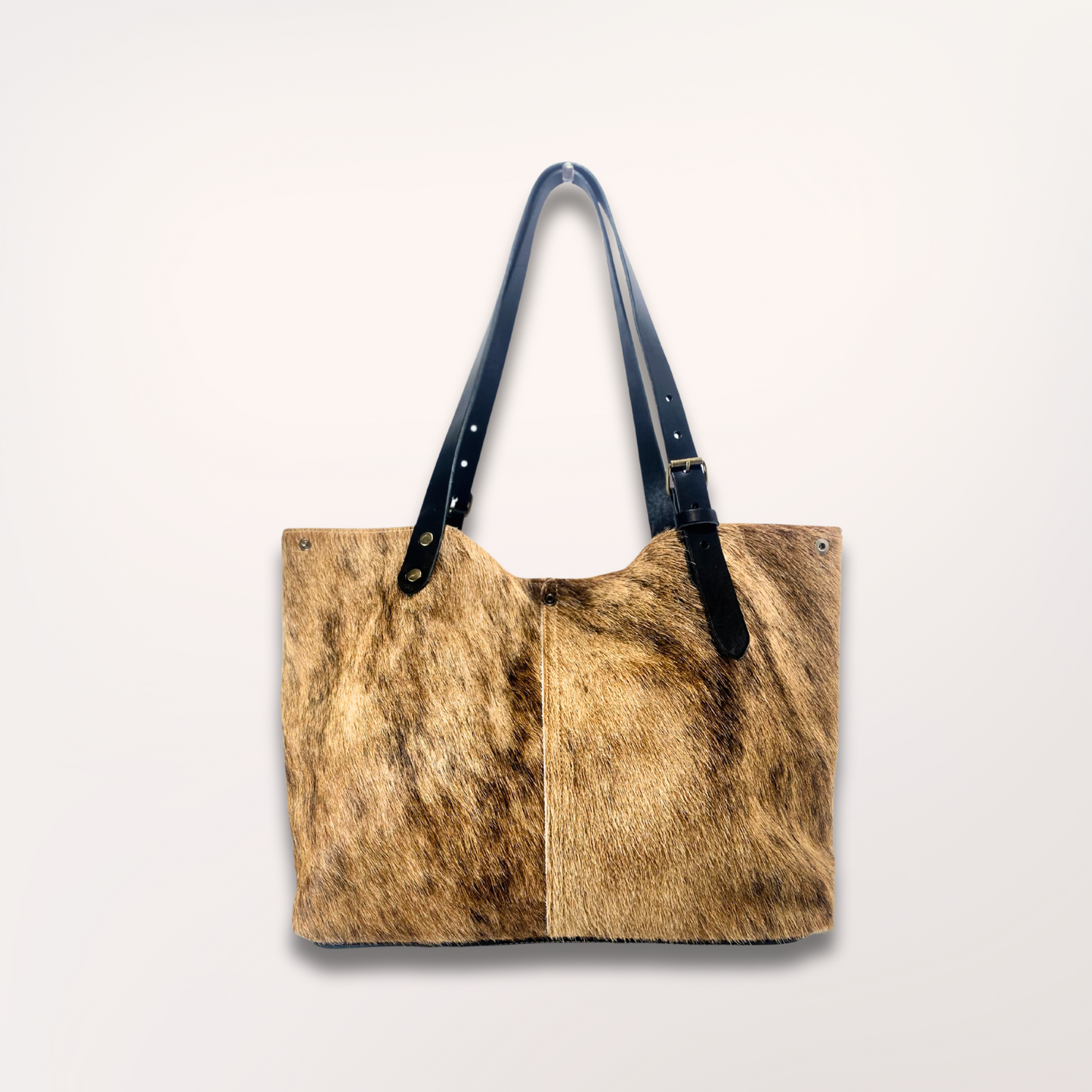 SAC CABAS PEAU DE VACHE NATURELLE SAÏNATA