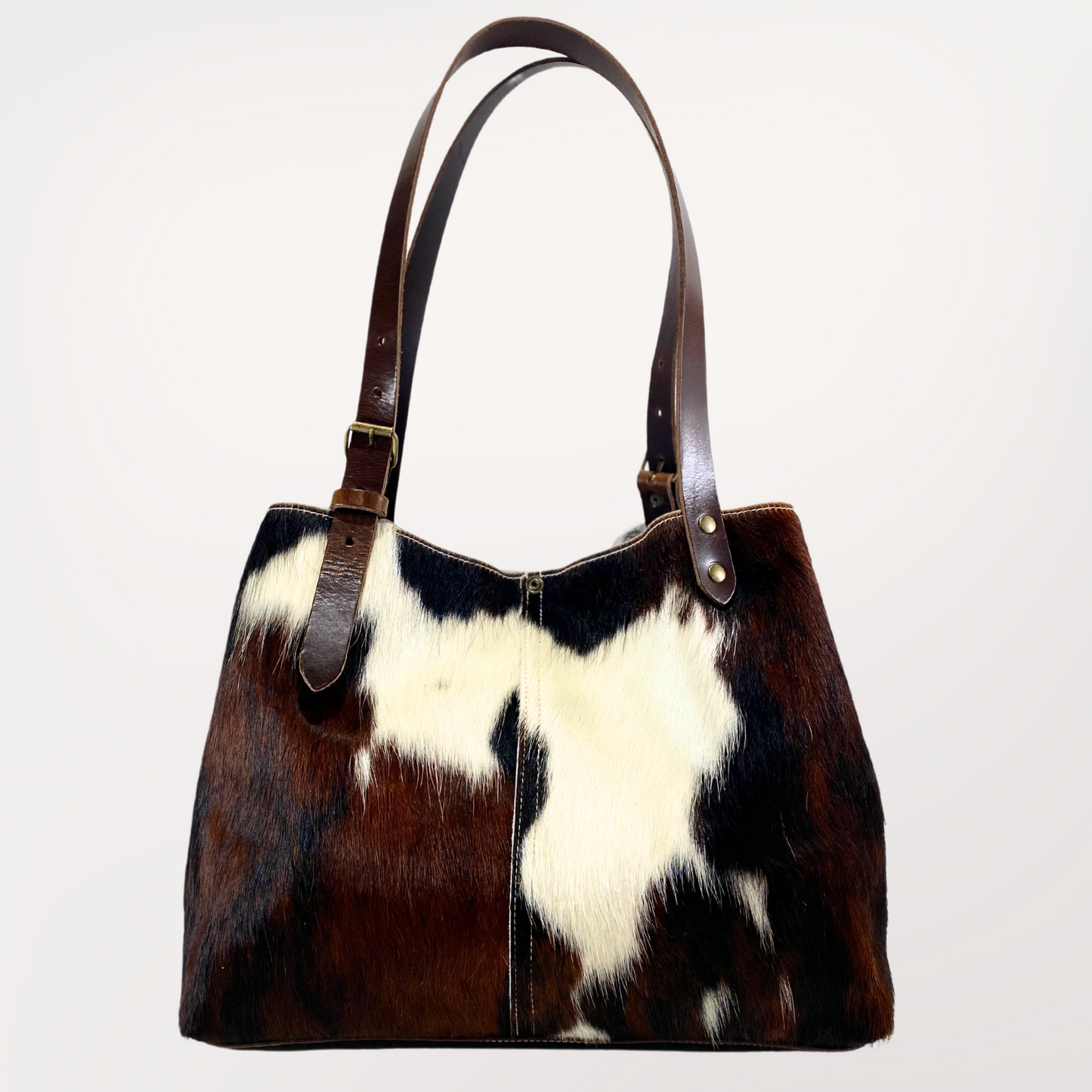SAC CABAS PEAU DE VACHE NATURELLE NORMANDE 10
