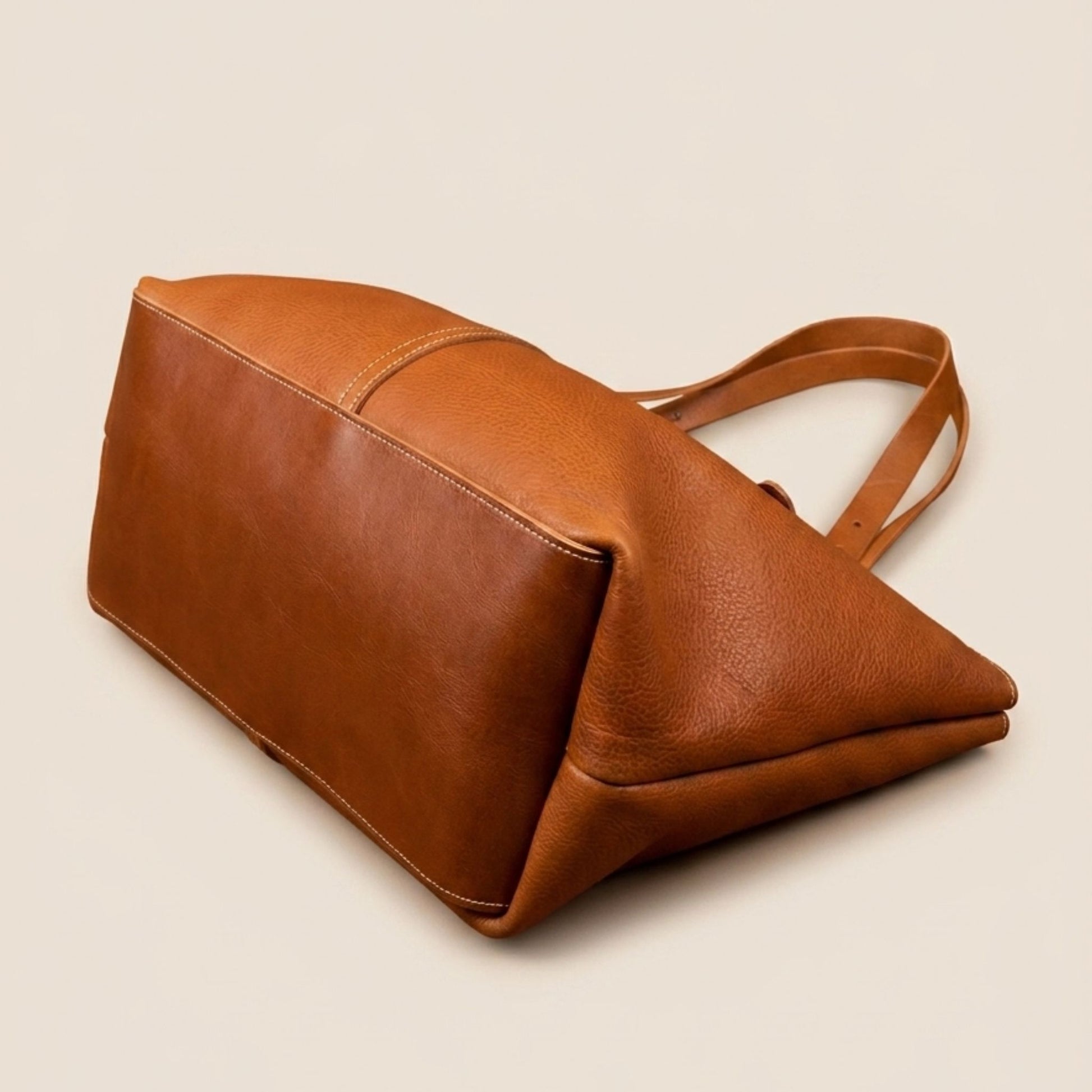 Fond cuir Minerva cognac 3mm — robustesse artisanale Labossa Roubaix