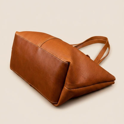 Fond cuir Minerva cognac 3mm — robustesse artisanale Labossa Roubaix