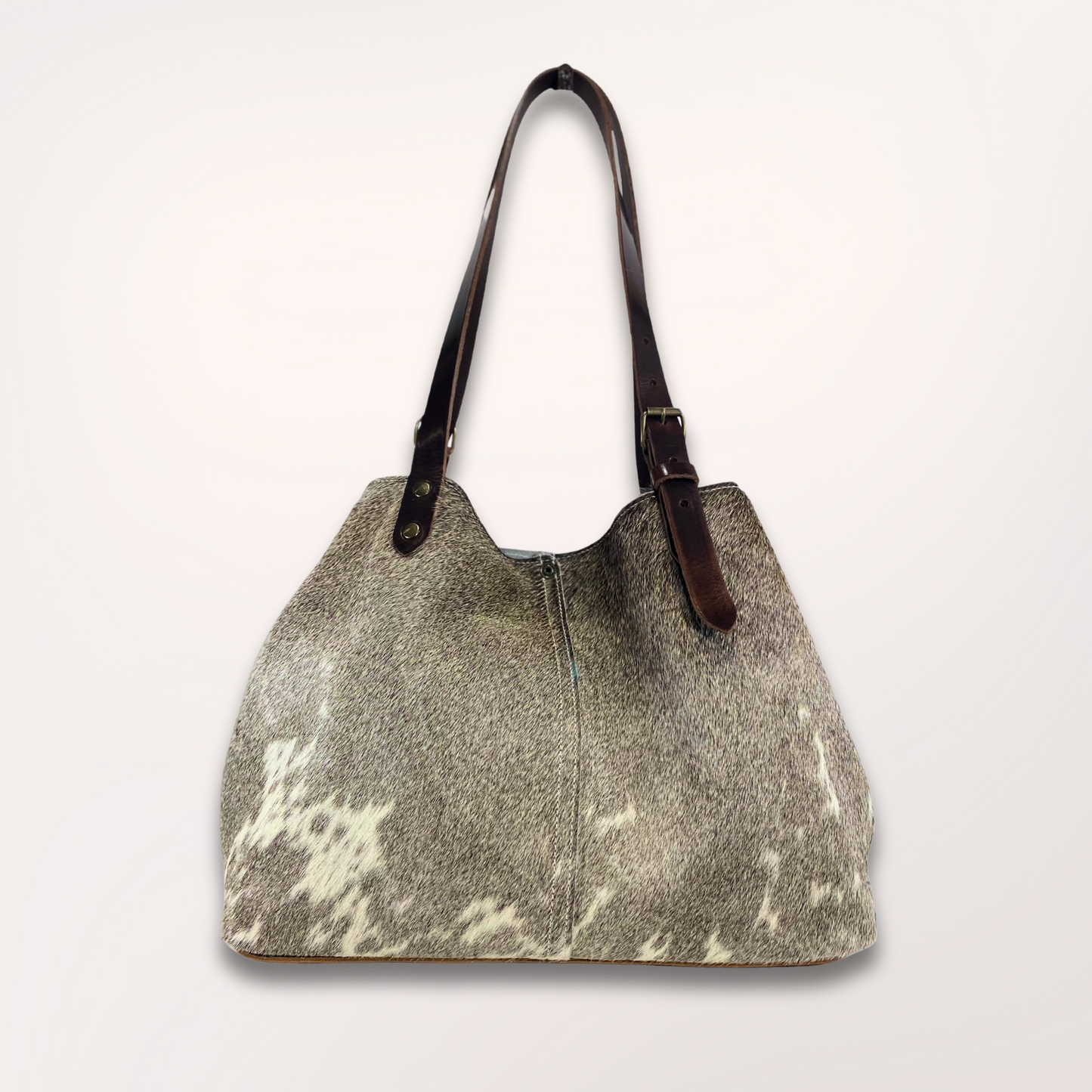 SAC CABAS PEAU DE VACHE NATURELLE GASCONNE # 13/046