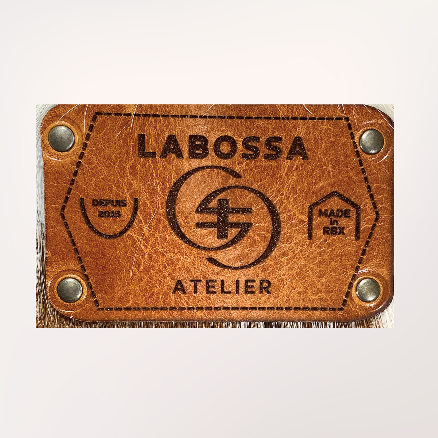 MONTBELIARDE NATURAL COWHIDE TOTE BAG #27/062 