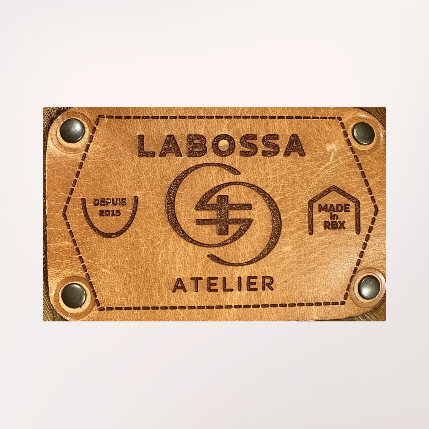 SAC CABAS PEAU DE VACHE NATURELLE MONTBELIARDE #27/062