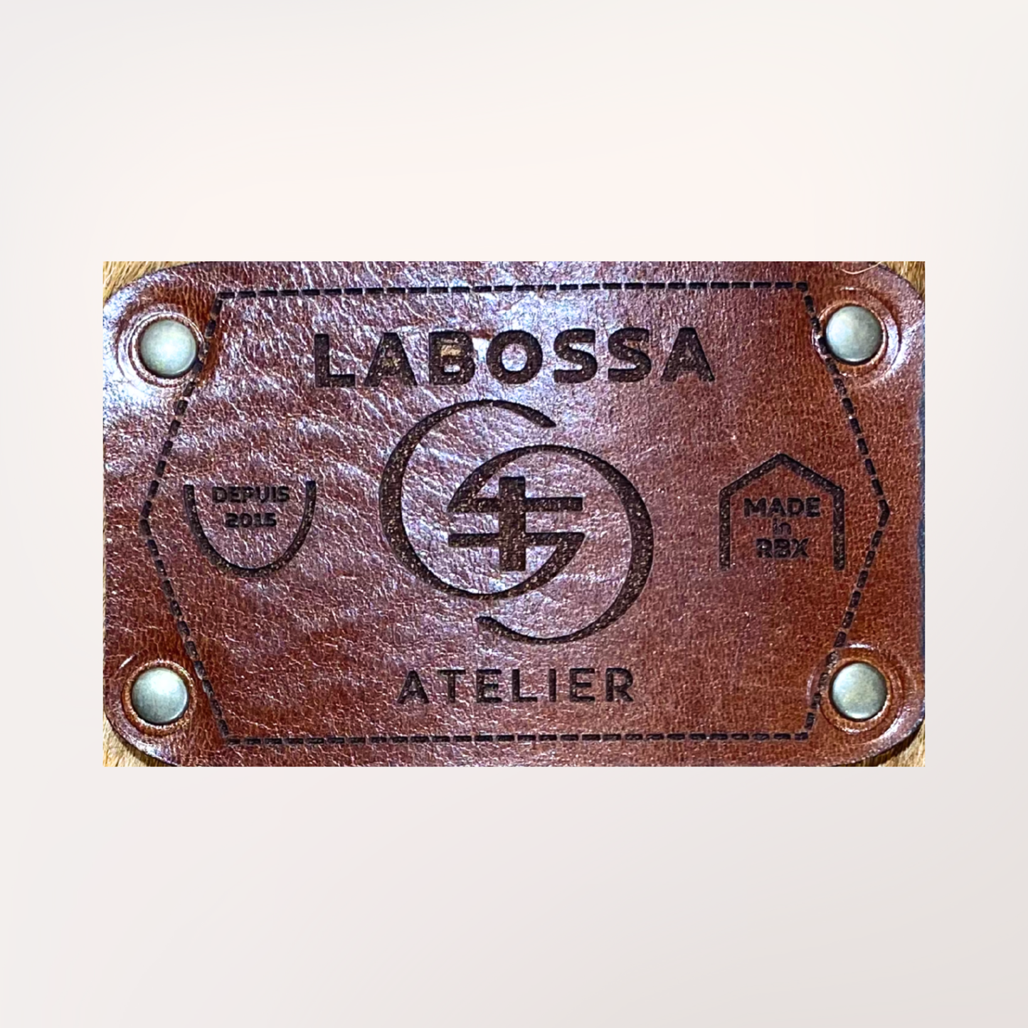 SAC CABAS PEAU DE VACHE NATURELLE BROWN SWISS #13/085