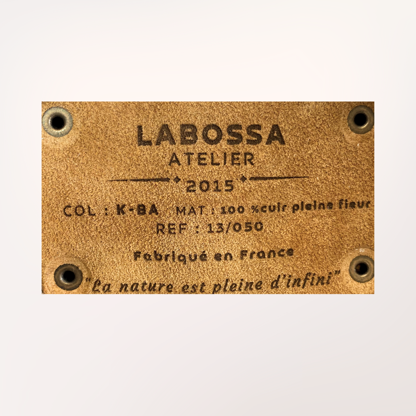 NORMANDY NATURAL COWHIDE TOTE BAG #27/057 