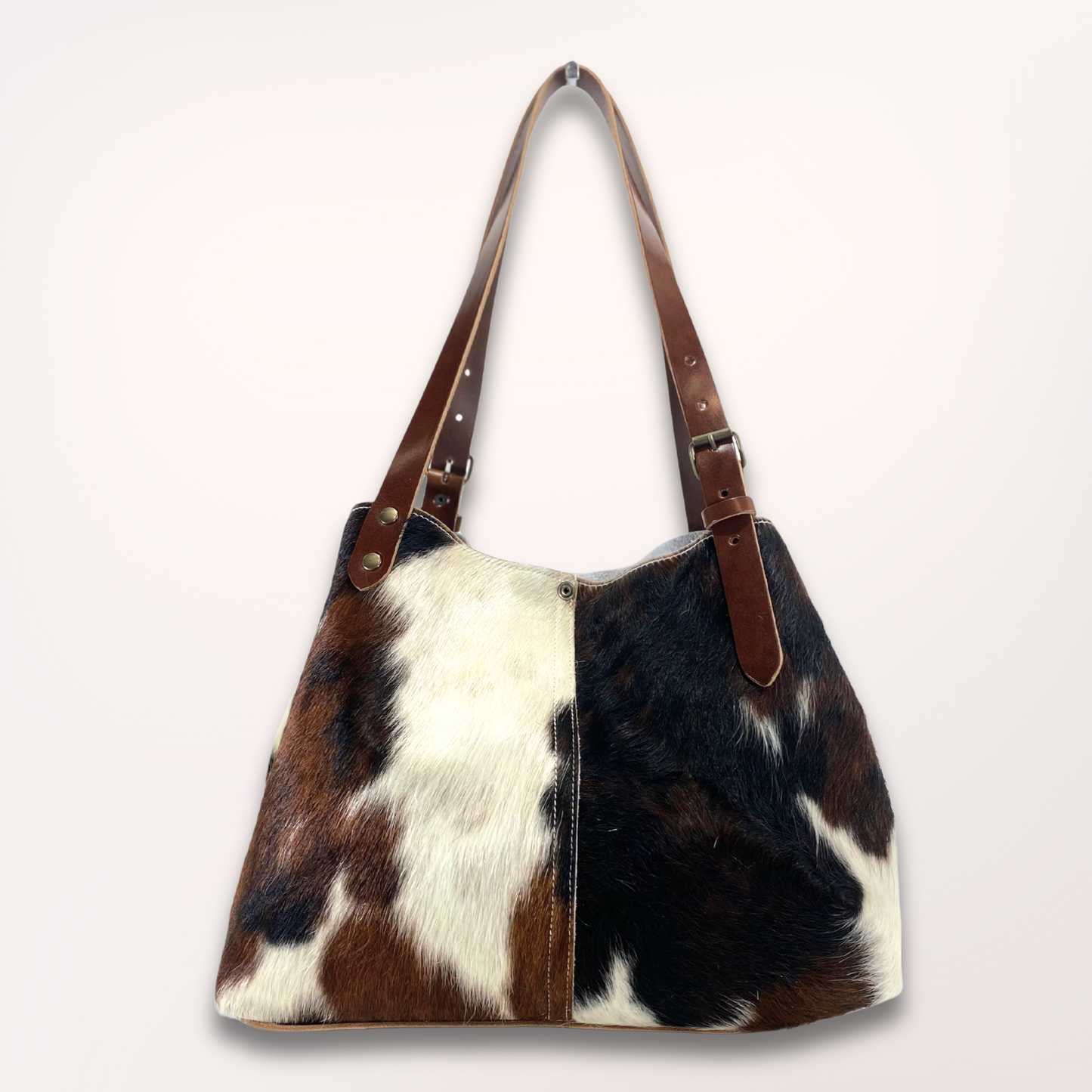 NORMANDY NATURAL COWHIDE TOTE BAG #27/057 