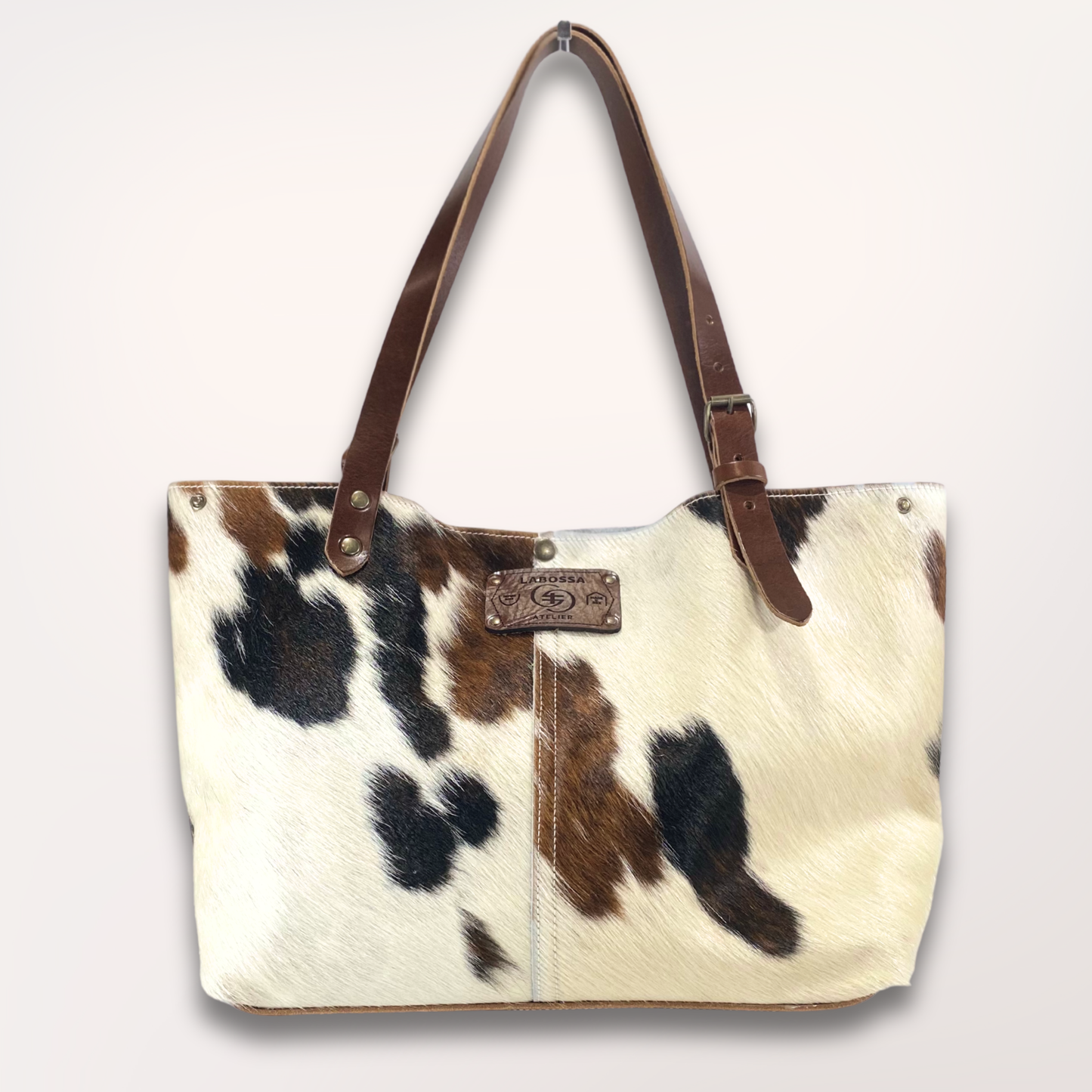 NORMANDY NATURAL COWHIDE TOTE BAG #27/057 