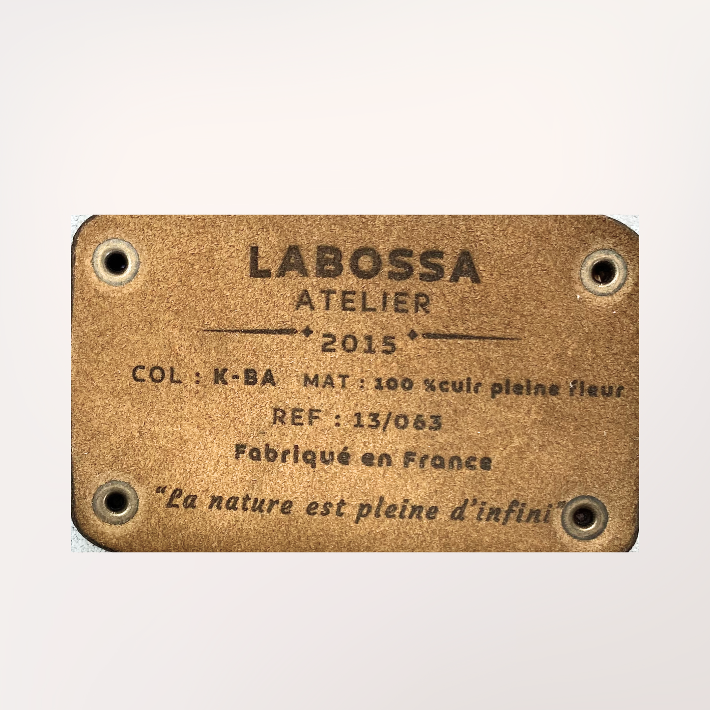 NORMANDY NATURAL COWHIDE TOTE BAG #27/057 