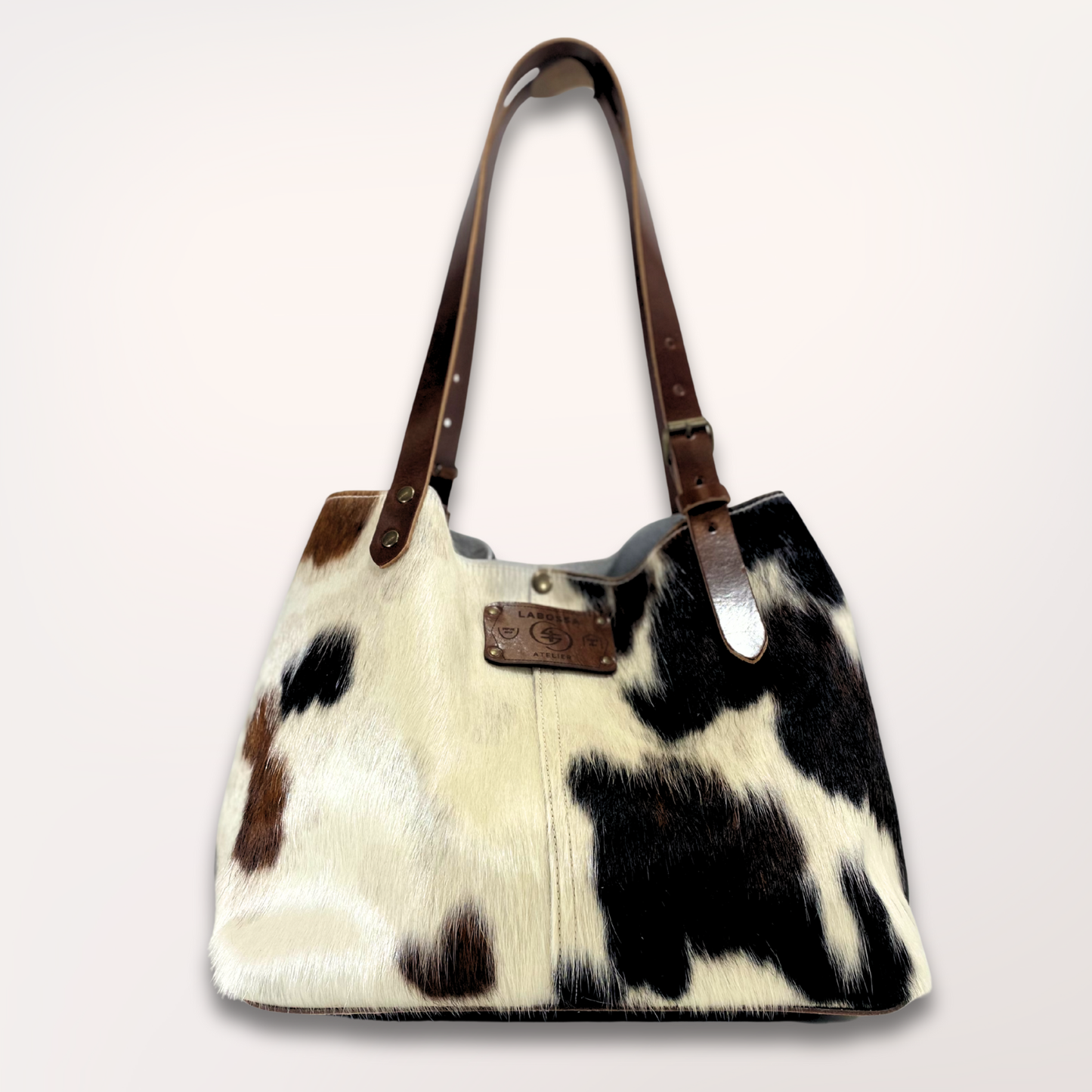 NORMANDY NATURAL COWHIDE TOTE BAG #27/057 