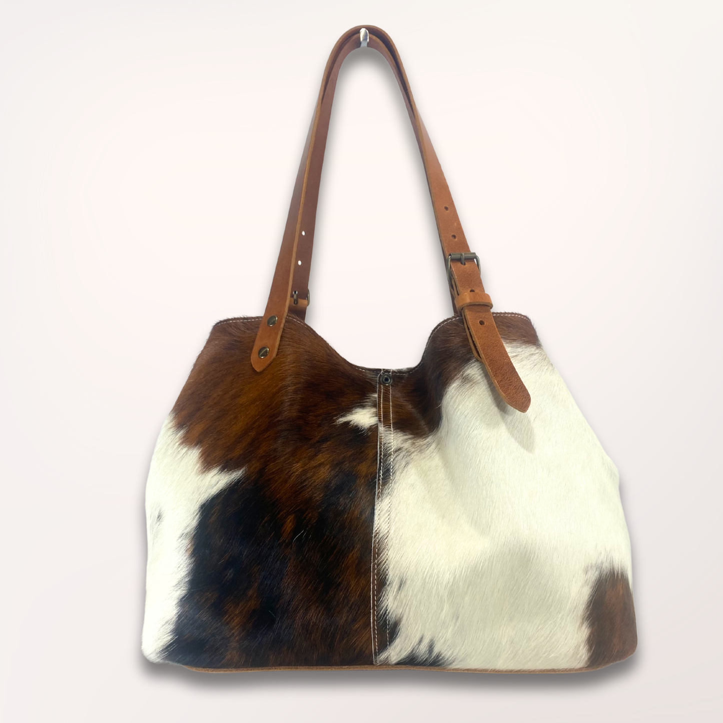 NORMANDY NATURAL COWHIDE TOTE BAG #13/065 