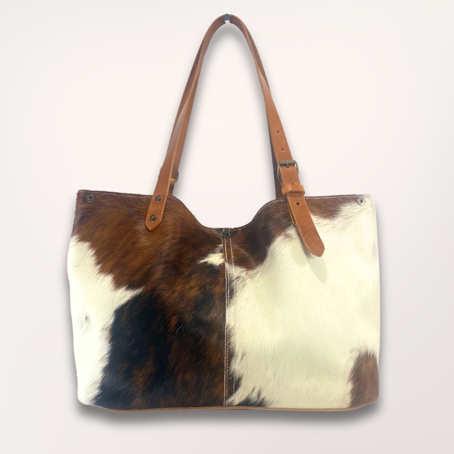 NORMANDY NATURAL COWHIDE TOTE BAG #13/065 