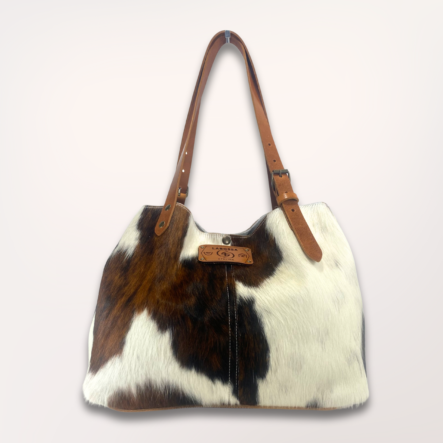 NORMANDY NATURAL COWHIDE TOTE BAG #13/065 