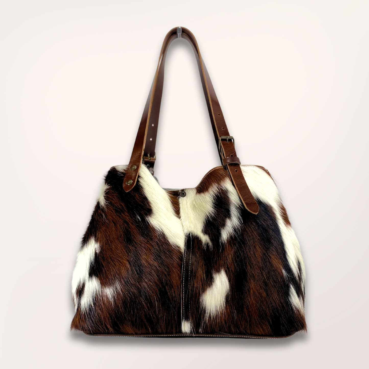 NORMANDY NATURAL COWHIDE TOTE BAG #27/057 