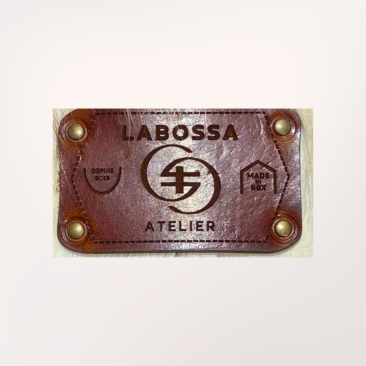 SAC CABAS PEAU DE VACHE NATURELLE NORMANDE #13/105