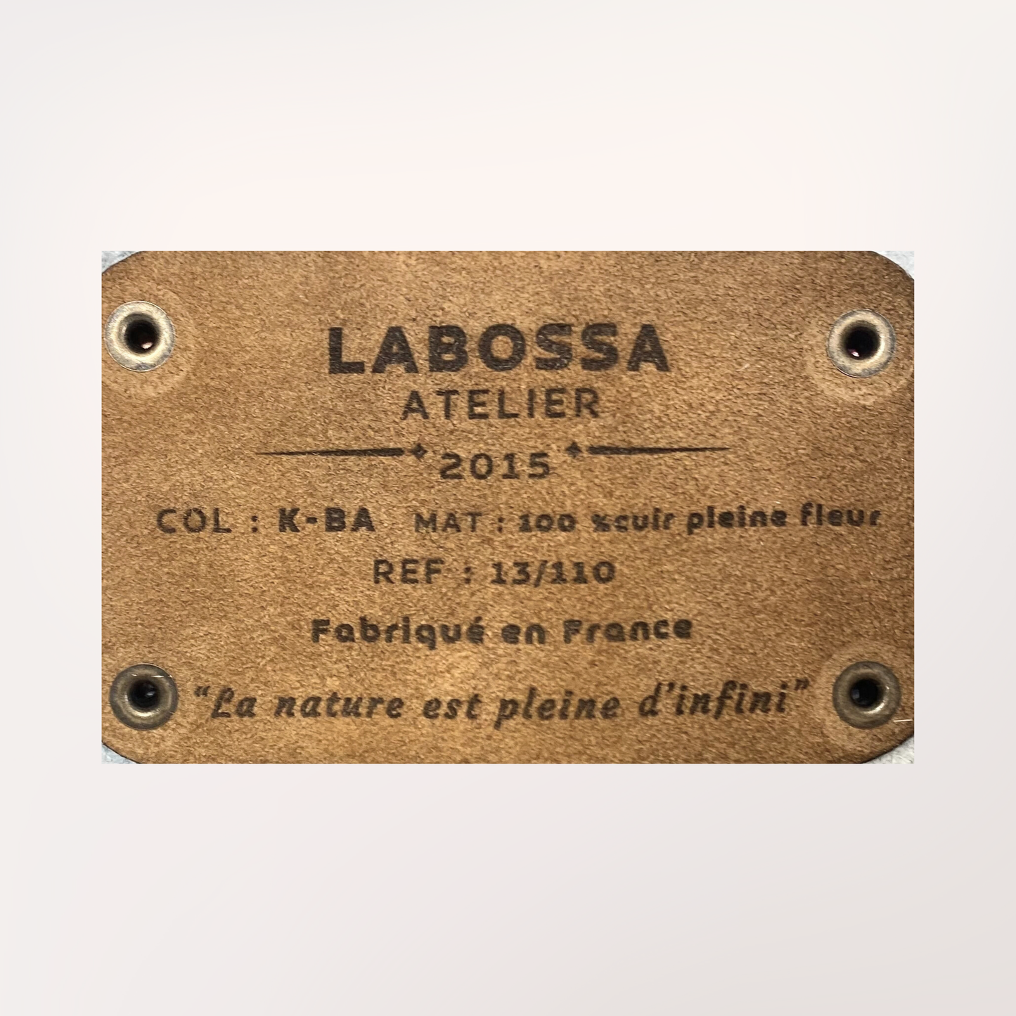 SAC CABAS PEAU DE VACHE NATURELLE NORMANDE #13/110