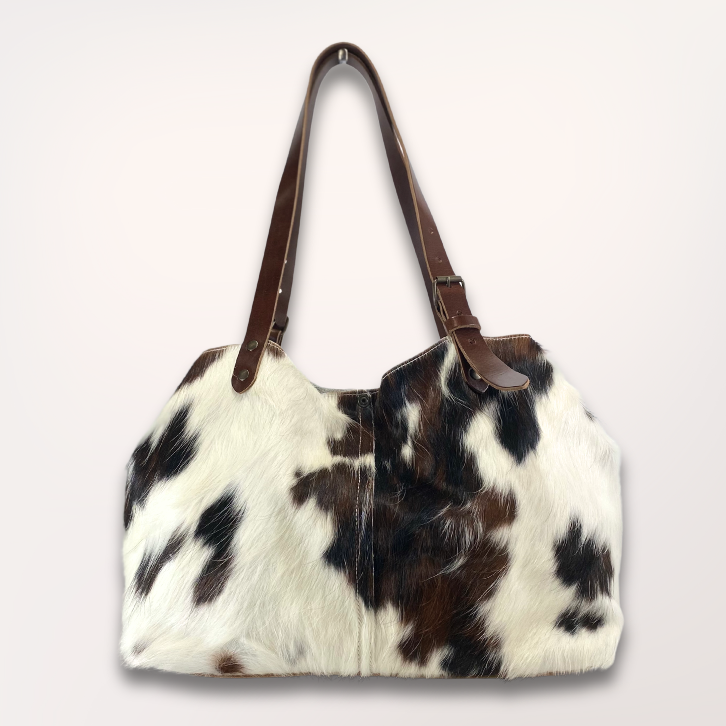NORMANDY NATURAL COWHIDE TOTE BAG #27/057 