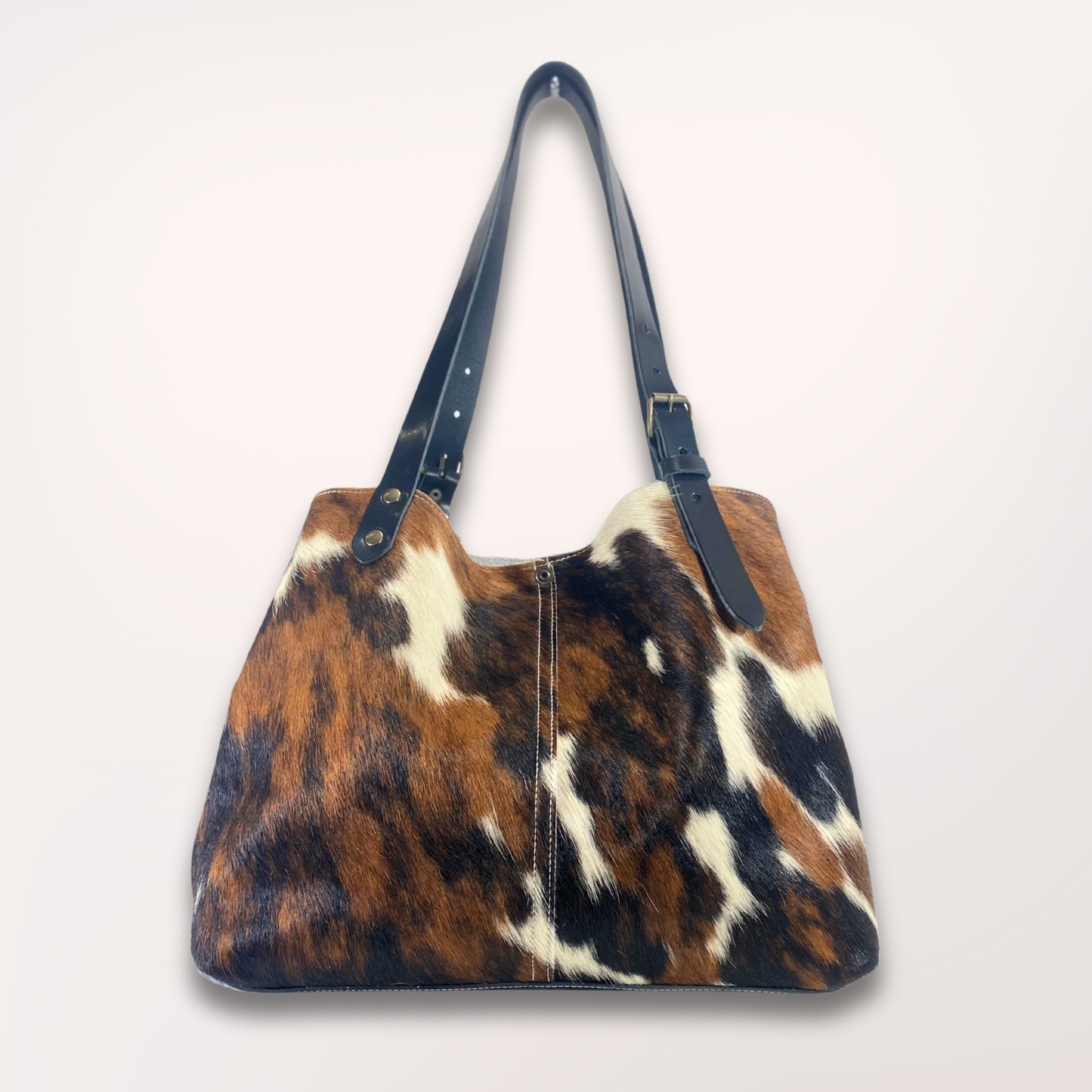 SAC CABAS PEAU DE VACHE NATURELLE NORMANDE #27/066