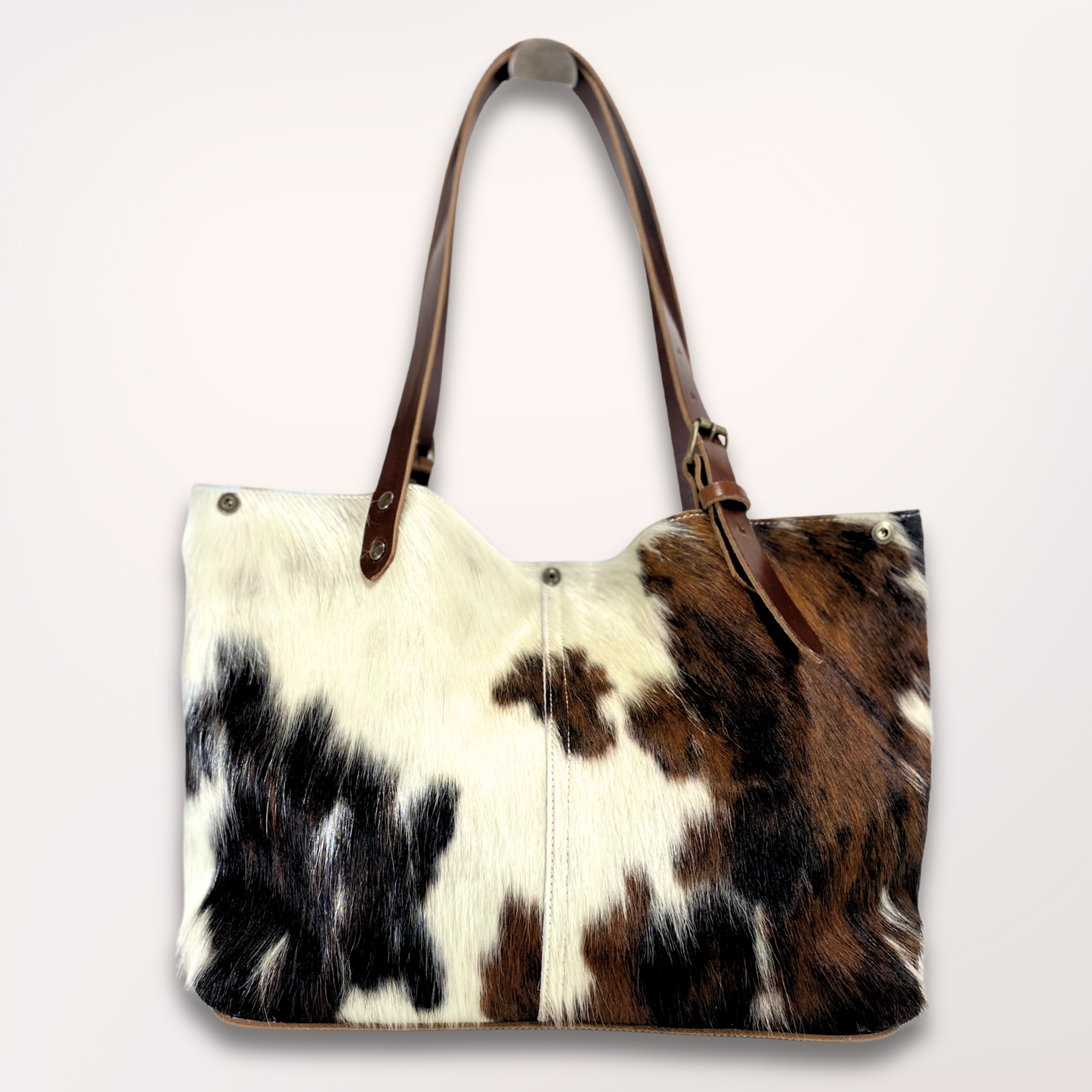 NORMANDY NATURAL COWHIDE TOTE BAG #27/057 