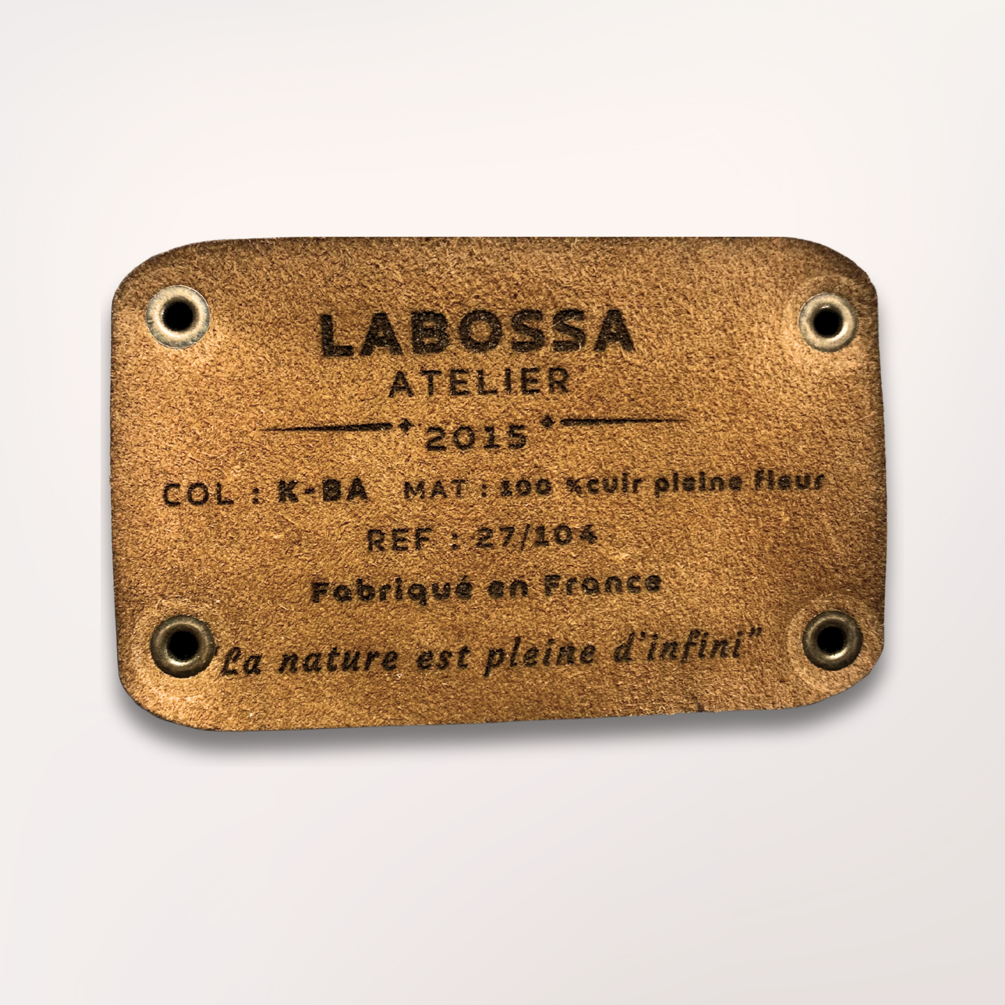 SAC CABAS PEAU DE VACHE NATURELLE NORMANDE #27/104