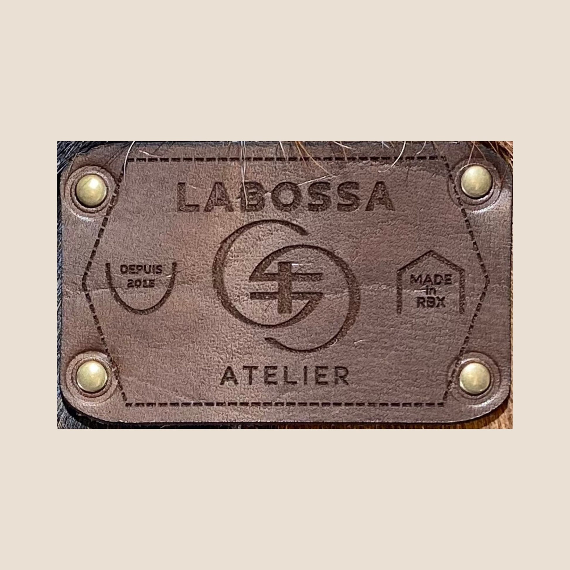 cabas peau de vache naturelle 27127 patch exterieur