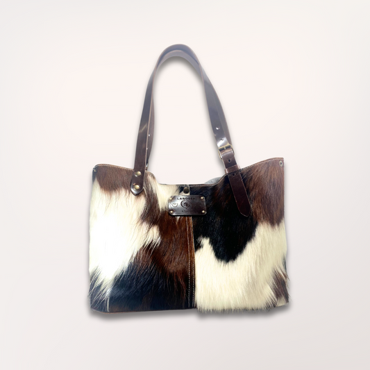 SAC CABAS PEAU DE VACHE NATURELLE NORMANDE 20