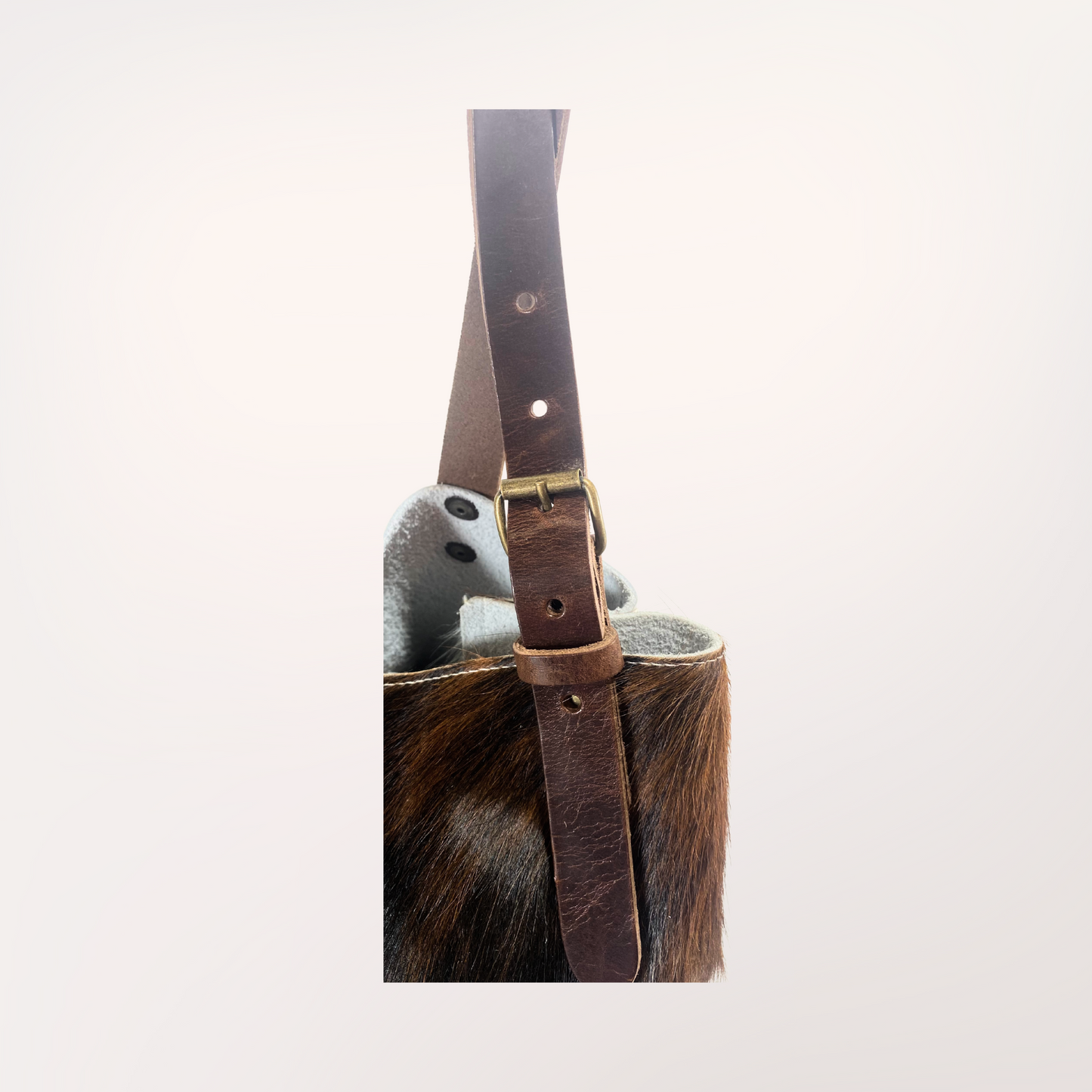 SAC CABAS PEAU DE VACHE NATURELLE NORMANDE 20