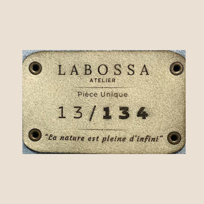Patch intérieur du cabas Brown Swiss #13/134 – Labossa Atelier