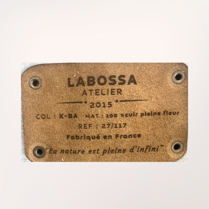 Patch intérieur du cabas Brown Swiss #27/117 avec carte d'authenticité – Labossa Atelier