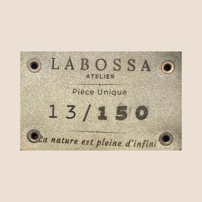 Patch intérieur en cuir gravé « pièce unique » du cabas #13/150