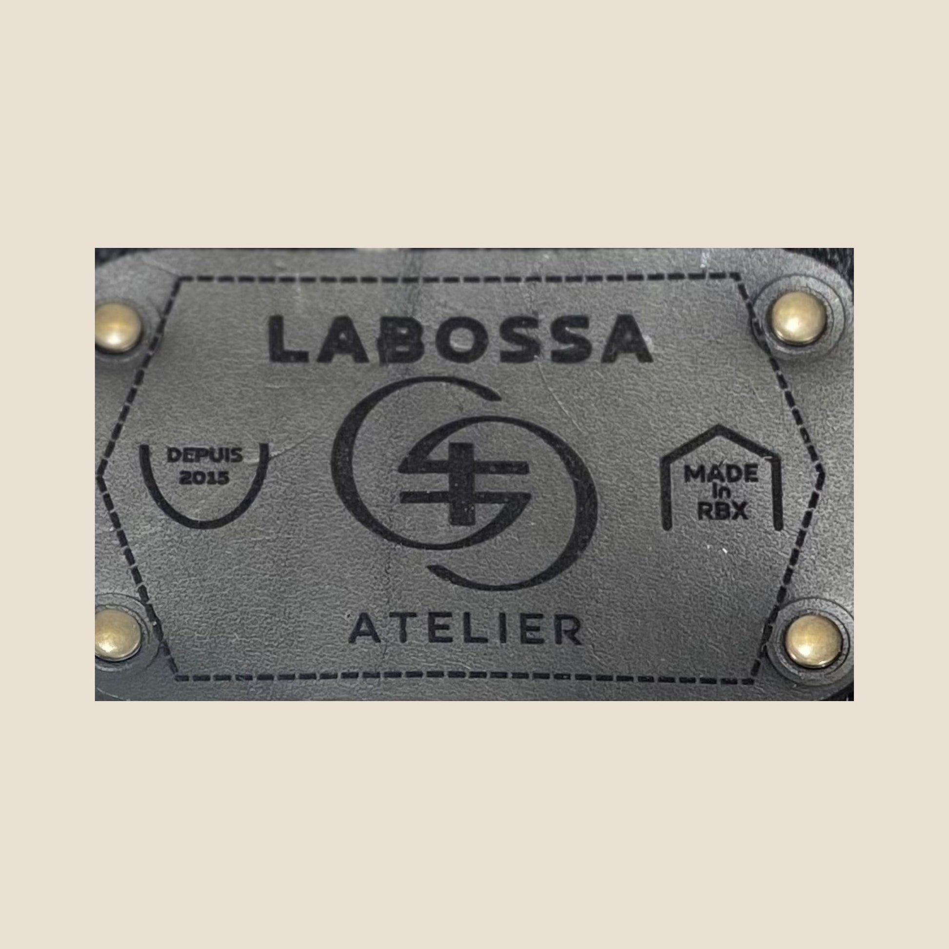 Cabas Holstein #27/129 — patch extérieur cuir noir