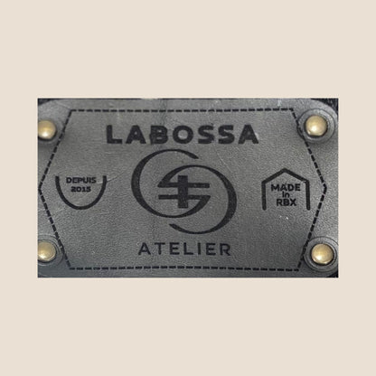 Cabas Holstein #27/129 — patch extérieur cuir noir