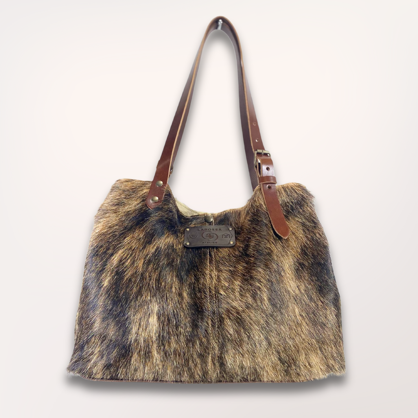 SAÏNATA NATURAL COWHIDE TOTE BAG #13/066
