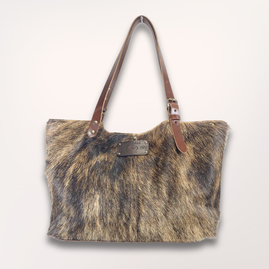 SAÏNATA NATURAL COWHIDE TOTE BAG #13/066