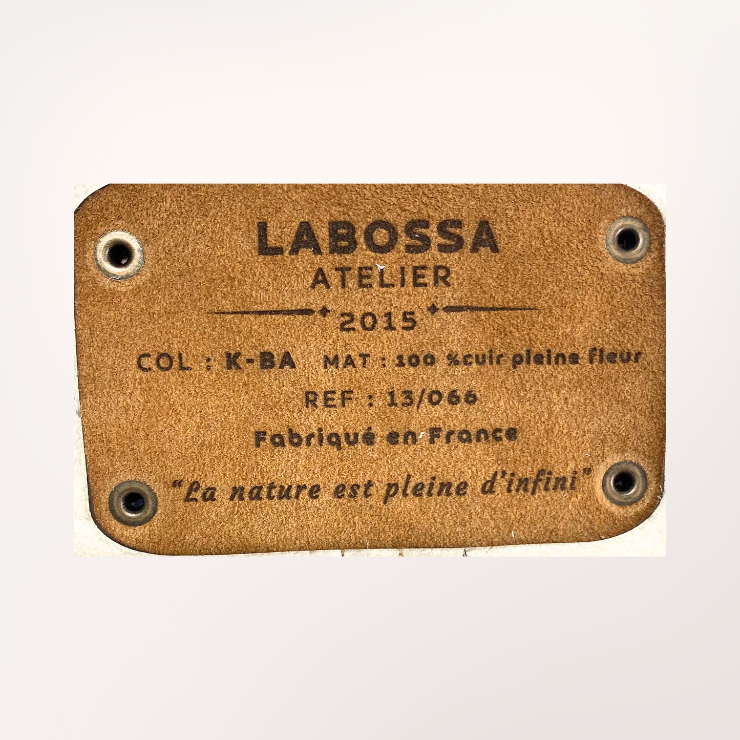 SAÏNATA NATURAL COWHIDE TOTE BAG #13/066