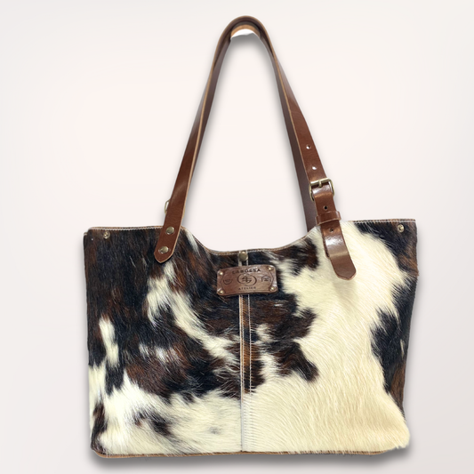 NORMANDY NATURAL COWHIDE TOTE BAG #27/057 