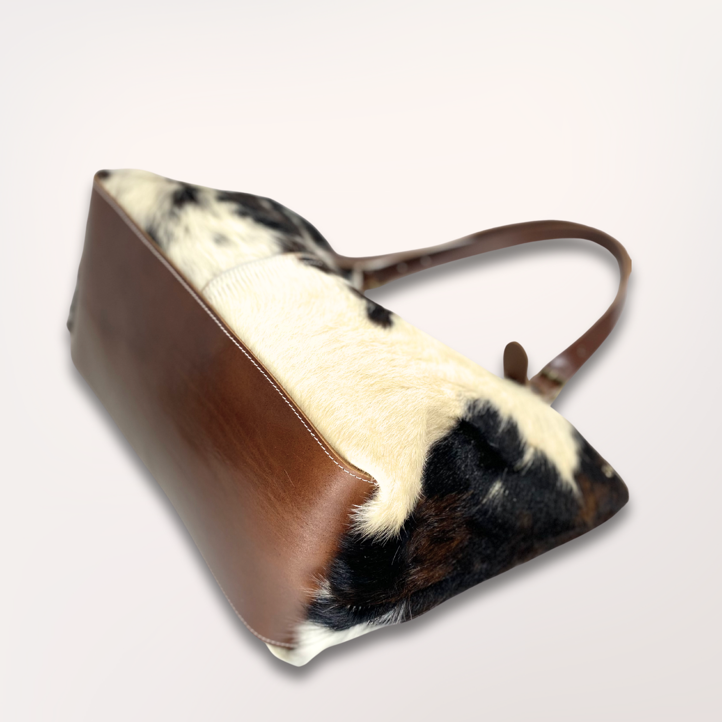 NORMANDY NATURAL COWHIDE TOTE BAG #27/057 