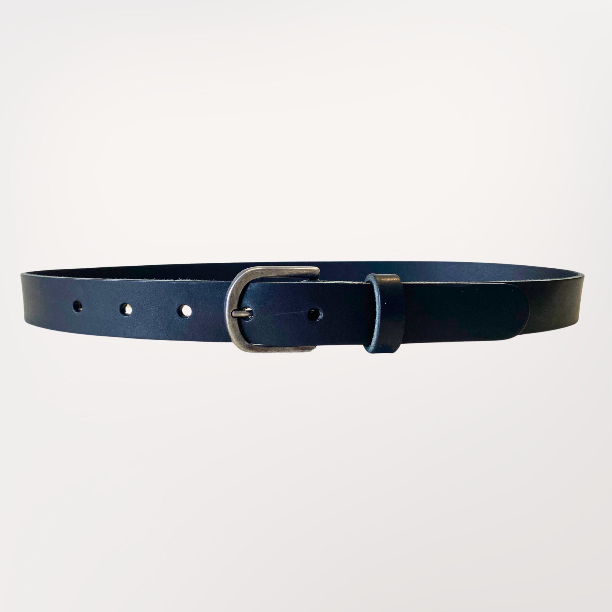 CEINTURE CUIR NOIR 3 cm