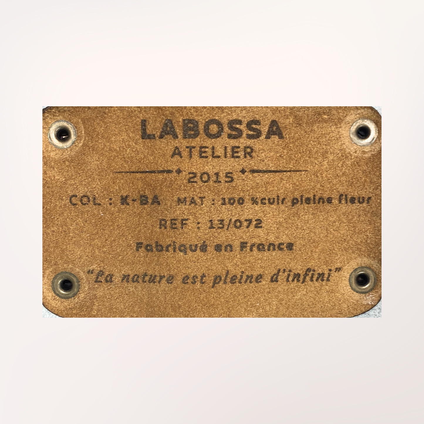 SAC CABAS PEAU DE VACHE NATURELLE BROWN SWISS #13/072