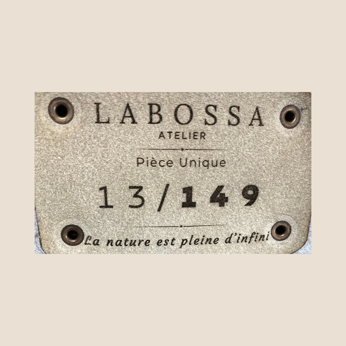Détail du patch intérieur du cabas Salers #13/149